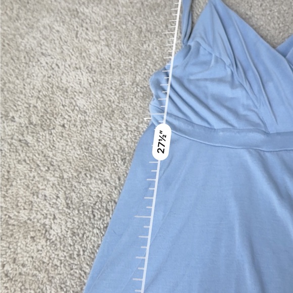 Urban outfitters kimchi blue skort wrap playsuit light blue romper - Picture 3 of 7